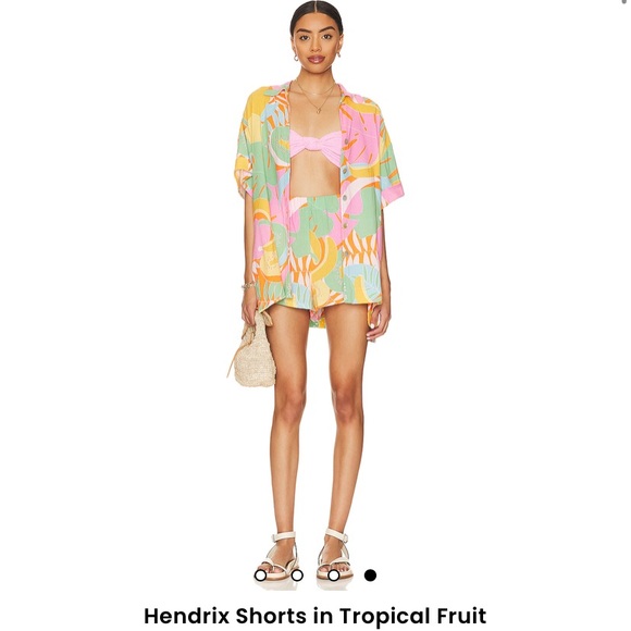 Hendrix Shorts in Tropical Fruit - Picture 2 of 4